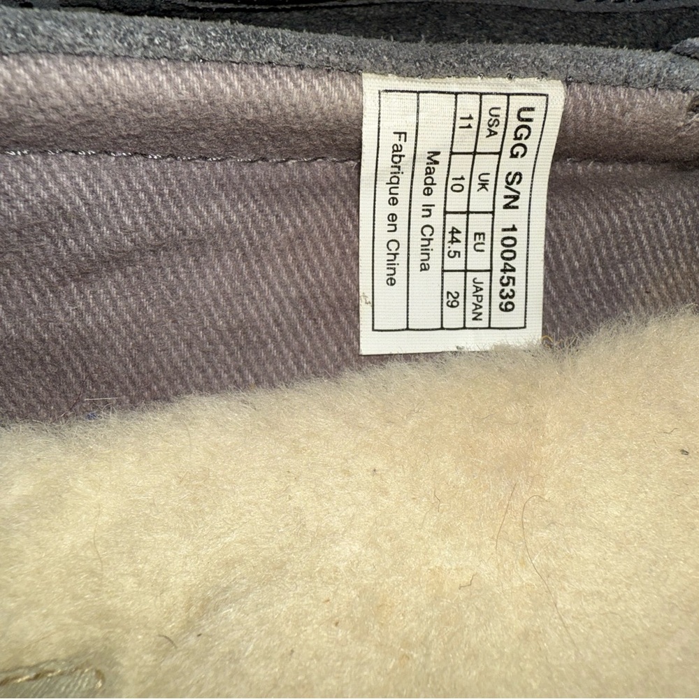 Unisex / Men’s UGG wool ascot slippers - Picture 5 of 5